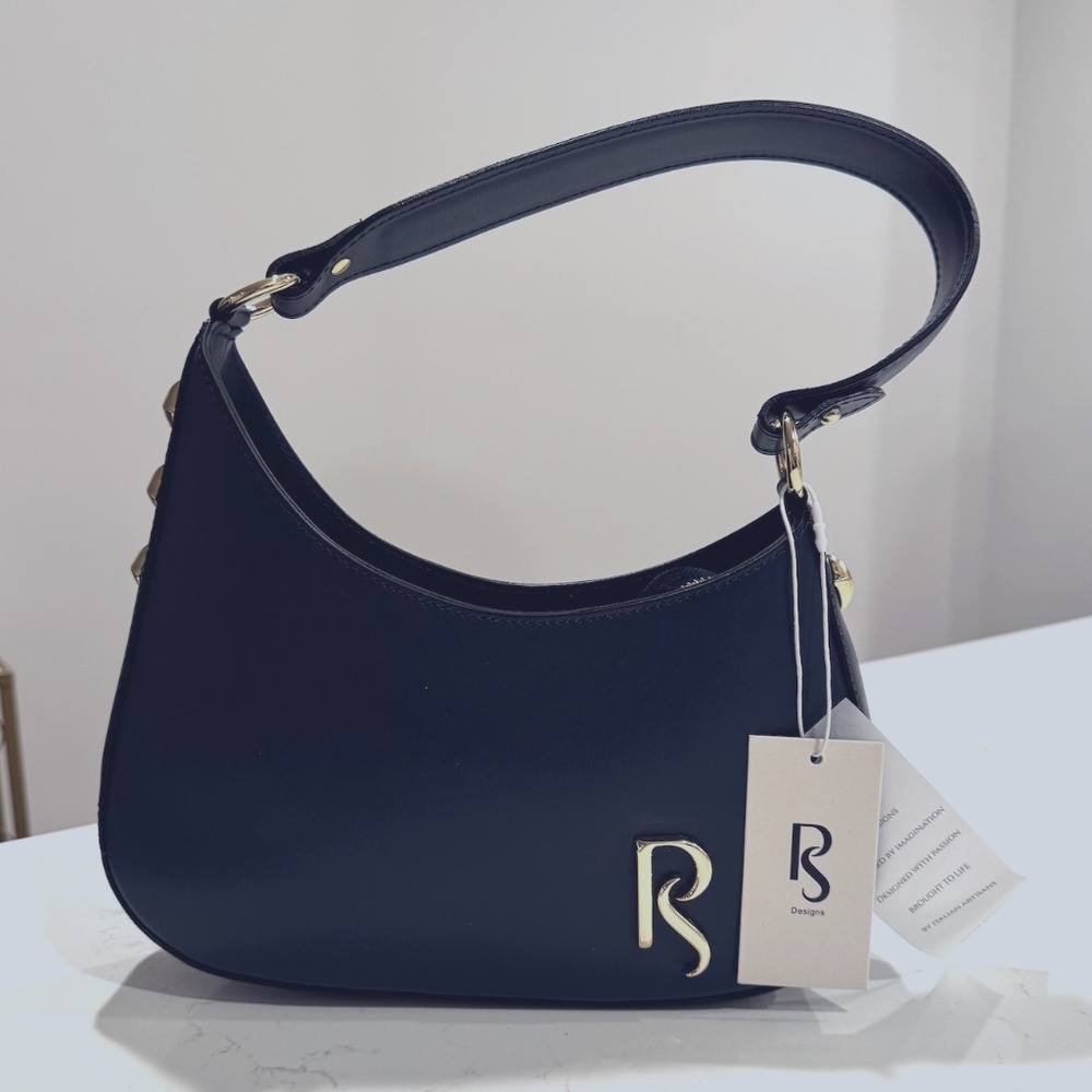 RS Designs Navy Shoulder Bag Purse - Brand NEW